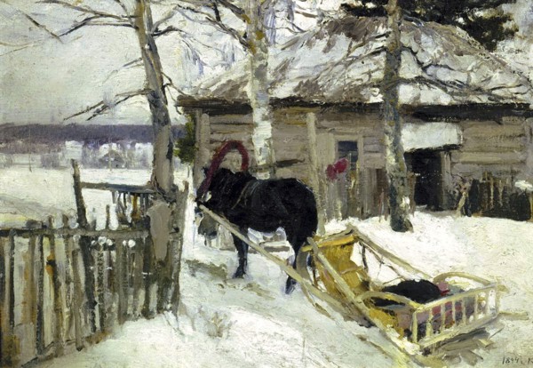'Winter', 1894.  Artist: Konstantin Korovin