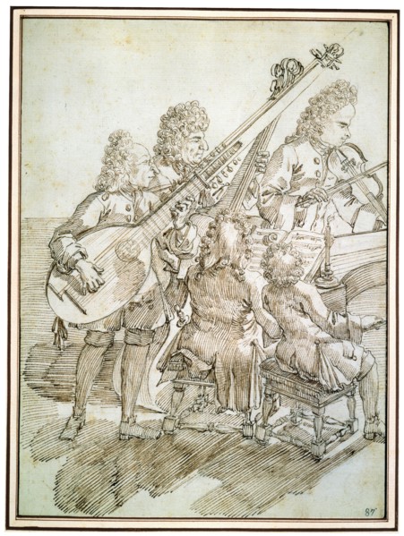 'A Concert', late 17th or 18th century. Artist: Pier Leone Ghezzi