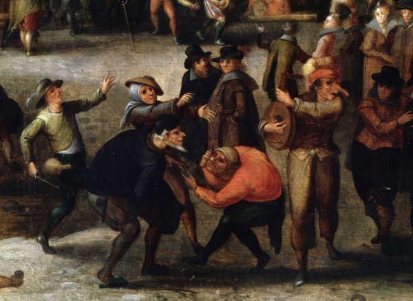 'Carnival' (detail), early 17th century. Artist: Louis de Caullery