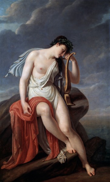 Sappho on the Lefkada's Cliff', early 19th century. Creator: Guérin, Pierre Narcisse, Baron (1774-1833).