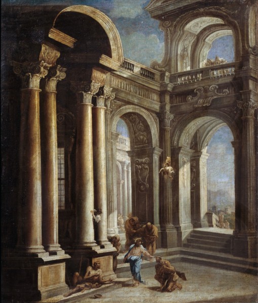 The Healing of Blind Man of Jericho'.  Creator: Ricci, Sebastiano (1659-1734).