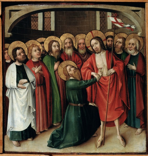 The Incredulity of Saint Thomas', c1500.  Creator: Swabian master (active ca. 1500).