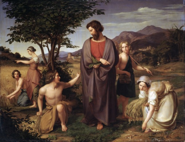 Ruth in Boaz's Field', 19th century.  Creator: Blanc, Louis Ammy (1810-1885).