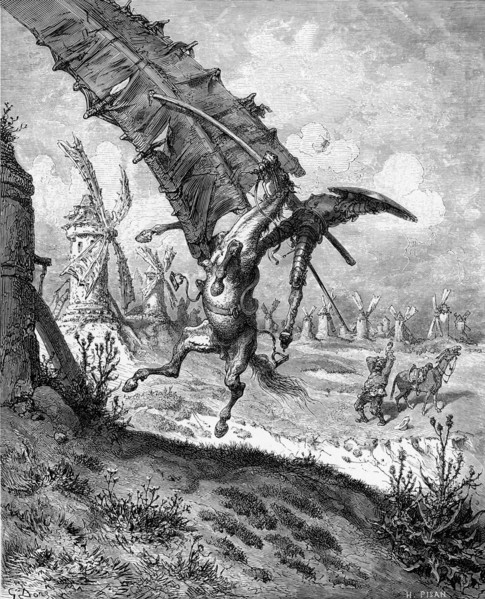 Illustration to the book "Don Quixote de la Mancha" by M. de Cervantes, 1863.  Creator: Doré, Gustave (1832-1883).