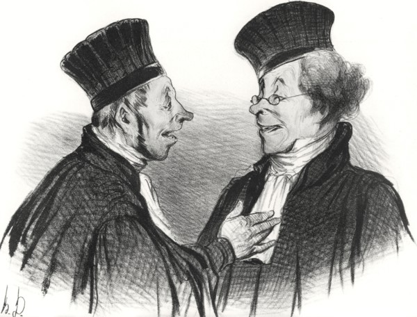 My dear! You fainted... admirably. It really made a lasting impression!, 1838.  Creator: Daumier, Honoré (1808-1879).