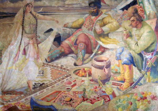 Stepan Razin', end of 19th - early 20th century. Creator: Kustodiev, Boris Michaylovich (1878-1927).