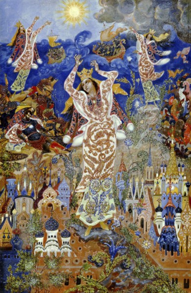 Yaroslavna's Lament, 1932-1933.  Creator: Golikov, Ivan Ivanovich (1886-1937).