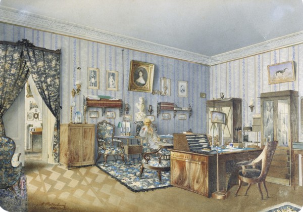 Interior, 1860.  Creator: Redkovsky, Andrei Alexeevich (1831-1909).