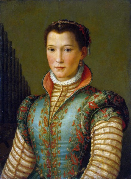 Portrait of Eleanor of Toledo', 1560s.  Creator: Allori, Alessandro (1535-1607).