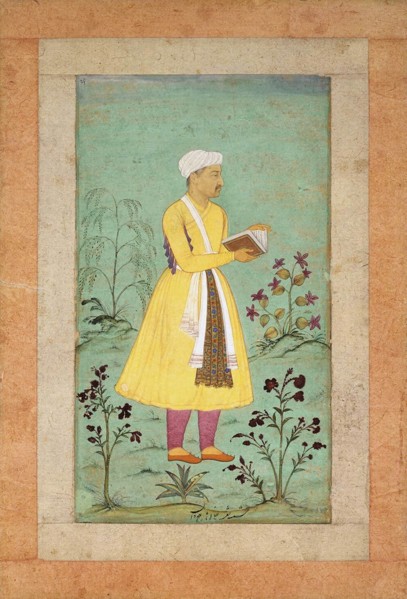 Portrait of Nakib Khan, early 17th century. Creator: Manohar (End of 16th cen.).