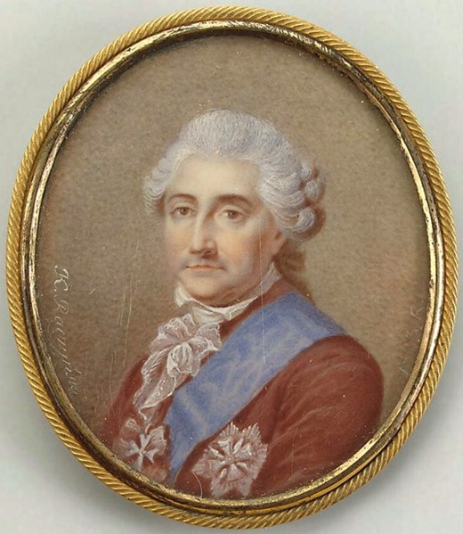 Portrait of Stanislaw II August Poniatowski, 1803.  Creator: Raczynski, Karl, Count  .