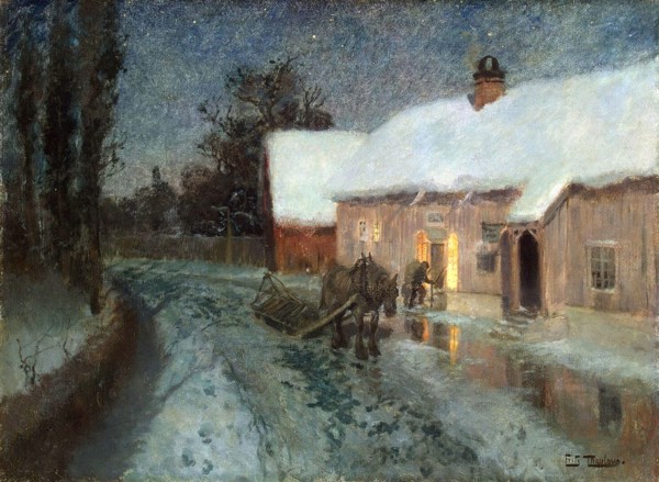 Night', 1880s. Creator: Thaulov, Fritz (1847-1906).