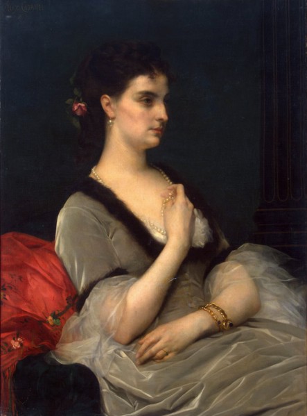 Portrait of Princess Elizabeth Vorontsova-Dashkova', 1873. Creator: Cabanel, Alexandre (1823-1889).