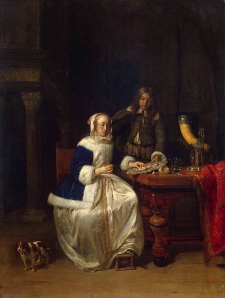Breakfast', c1660. Creator: Metsu, Gabriel (1629-1667).