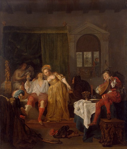 The Parable of the Prodigal Son', 1640s.  Creator: Metsu, Gabriel (1629-1667).