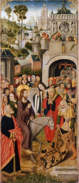 The Entry of Christ into Jerusalem', second half of the 15th century. Creator: Master of the Thuison Altarpiece (active 15th century).