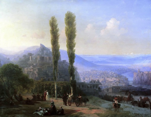 View of Tiflis', 1869.  Creator: Aivazovsky, Ivan Konstantinovich (1817-1900).