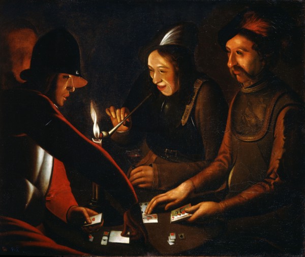 'Soldiers Playing Cards', 17th century. Artist: Georges de la Tour