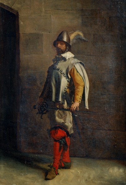 'A Huguenot', 19th century.  Artist: Jean Louis Ernest Meissonier
