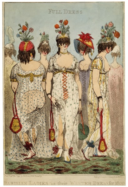 'Parisian Ladies in their Full Winter Dress for 1800', 1799.  Artist: James Gillray