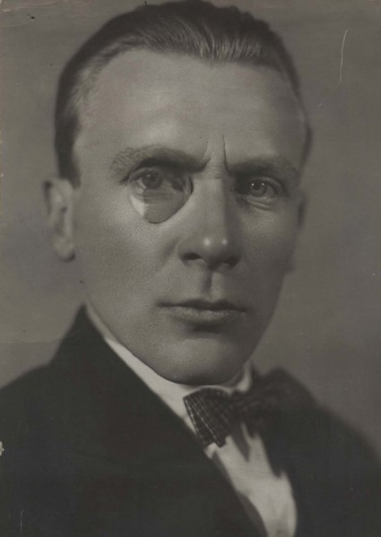 Portrait of the author Mikhail Bulgakov (1891-1940), Early 1920s.