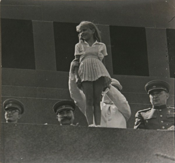 May Day on Lenin's Mausoleum Tribune, 1953.