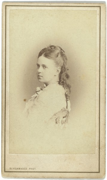 Portrait of Grand Duchess Maria Alexandrovna of Russia (1853-1920), Duchess of Saxe-Coburg and Gotha.