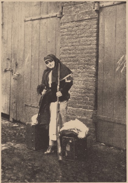 Nadezhda Teffi (1872-1952) as Nurse during World War I, 1915.