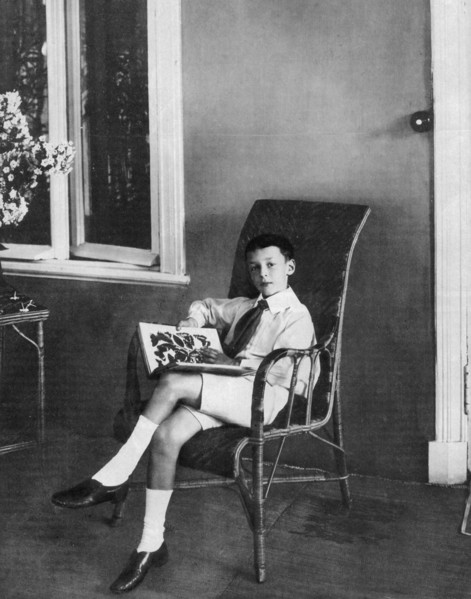 Vladimir Nabokov as Child, 1907.