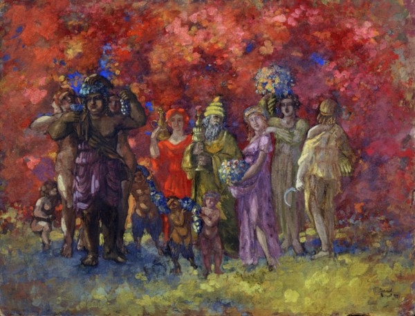 Autumn. Allegory, 1912. Artist: Arapov, Anatoli Afanasyevich (1876-1949)