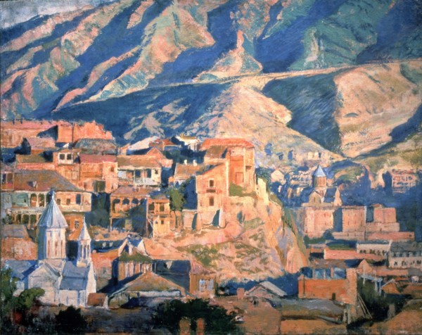 Tiflis, 1918. Artist: Lanceray (Lansere), Evgeny Evgenyevich (1875-1946)