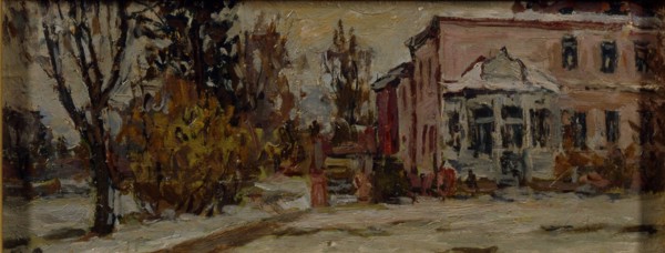 Muranovo. Fyodor Tyutchev's House, 1920. Artist: Petrovichev, Pyotr Ivanovich (1874-1947)