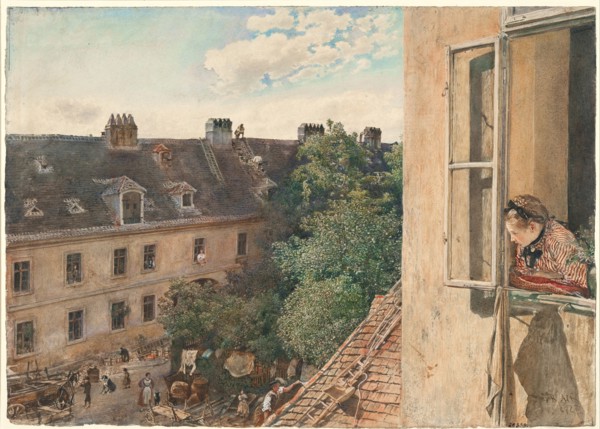 View of the Alservorstadt, 1872. Artist: Alt, Rudolf von (1812-1905)