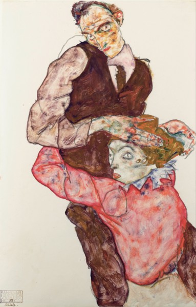 Lovers, 1914-1915. Artist: Schiele, Egon (1890?1918)