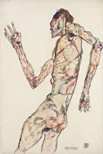 The Dancer, 1913. Artist: Schiele, Egon (1890?1918)
