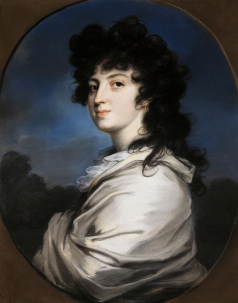 Portrait of Yekaterina Bakunina (1777-1846), c. 1810. Artist: Anonymous