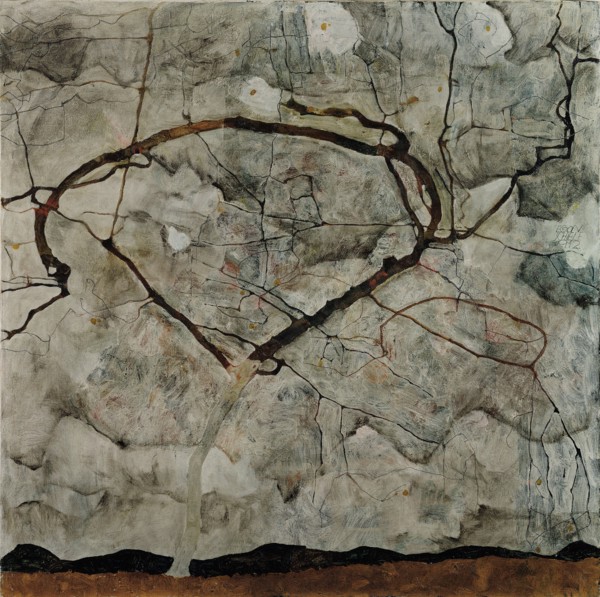 Autumn Tree In Turbulent Air, 1912. Artist: Schiele, Egon (1890?1918)