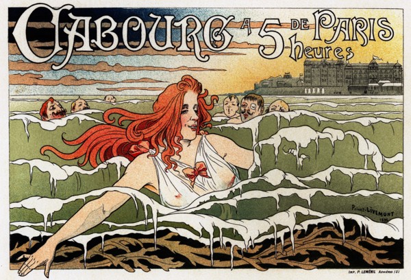 Casino de Cabourg  (Poster), 1896. Artist: Privat-Livemont, Henri (1861?1936)