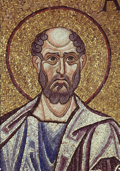 The Prophet Obadiah (Detail of Interior Mosaics in the St. Mark's Basilica), 12th century. Artist: Byzantine Master