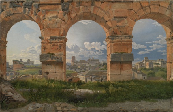 View through Three Arches of the Third Storey of the Colosseum, 1815. Artist: Eckersberg, Christoffer-Wilhelm (1783-1853)