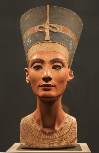 The Nefertiti Bust, ca 1350 BC. Artist: Ancient Egypt