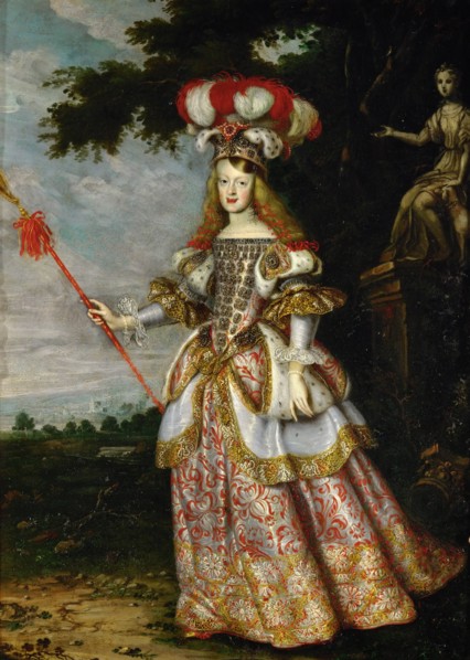 Margarita Teresa, Infanta of Spain (1651-1673), in a theatrical costume, 1667. Artist: Thomas, Jan (1617-1678)