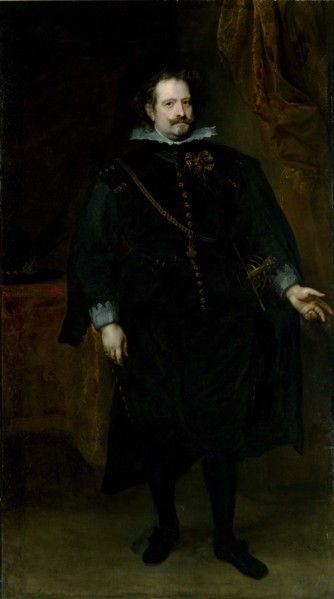 Diego Felipe de Guzmán, Marquis of Leganés, ca 1634. Artist: Dyck, Sir Anthonis, van (1599-1641)