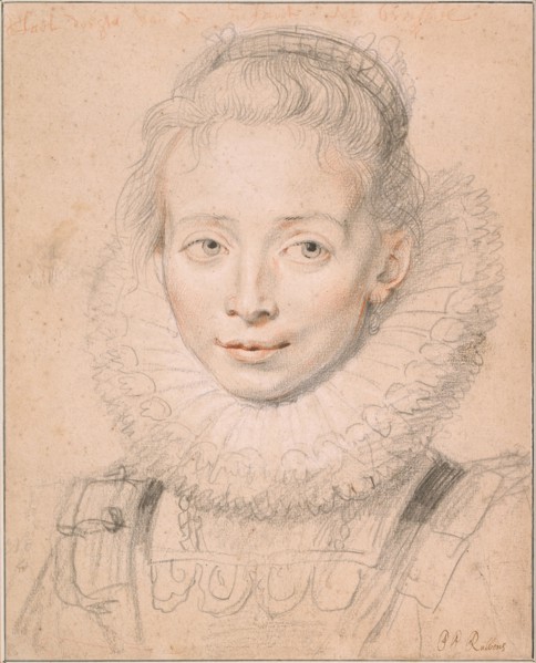 Rubens's Daughter Clara Serena (So named Maid of Honor of Infanta Isabella), c.1623. Artist: Rubens, Pieter Paul (1577-1640)
