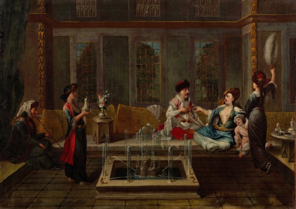 The Conversation, 1730s. Artist: Vanmour (Van Mour), Jean-Baptiste, (School)