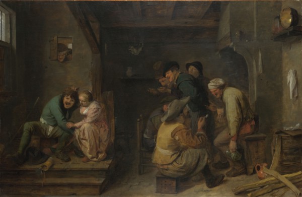 Tavern Scene, c. 1635. Artist: Brouwer, Adriaen (c.1605-1638)