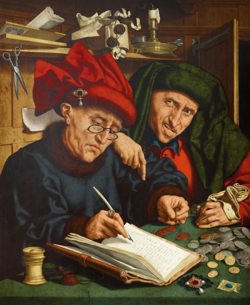 The Tax Collectors, 1520s. Artist: Massys, Quentin (1466?1530)