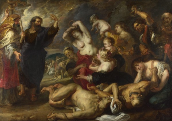 The Brazen Serpent, 1635-1640. Artist: Rubens, Pieter Paul (1577-1640)