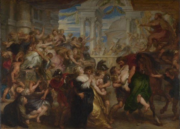 The Rape of the Sabine Women, ca 1637-1640. Artist: Rubens, Pieter Paul (1577-1640)