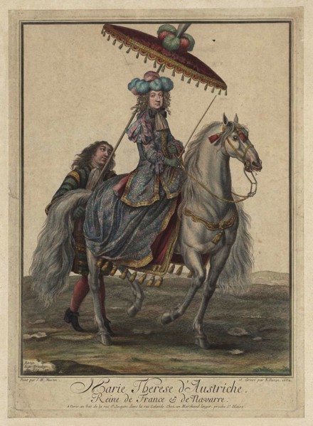 Maria Theresa of Spain (1638-1683), Queen consort of France and Navarre, 1682. Artist: French master